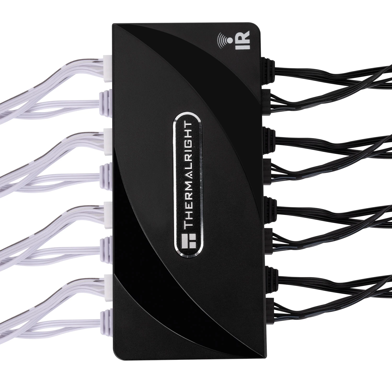 Thermalright ARGB AND FAN HUB X8 IR 팬 PWM 허브 X8, 무선 리모컨/4핀 PWM + 3핀 + 5V ARGB 지원 140X64x16mm