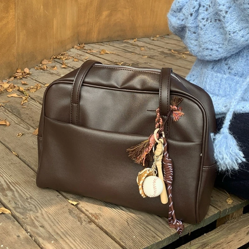 

Large-capacity Single-shoulder Bag for Women Retro Underarm Bag Versatile 2026 Commute Soft Pu Leather Tote Bag Bolsa Feminina