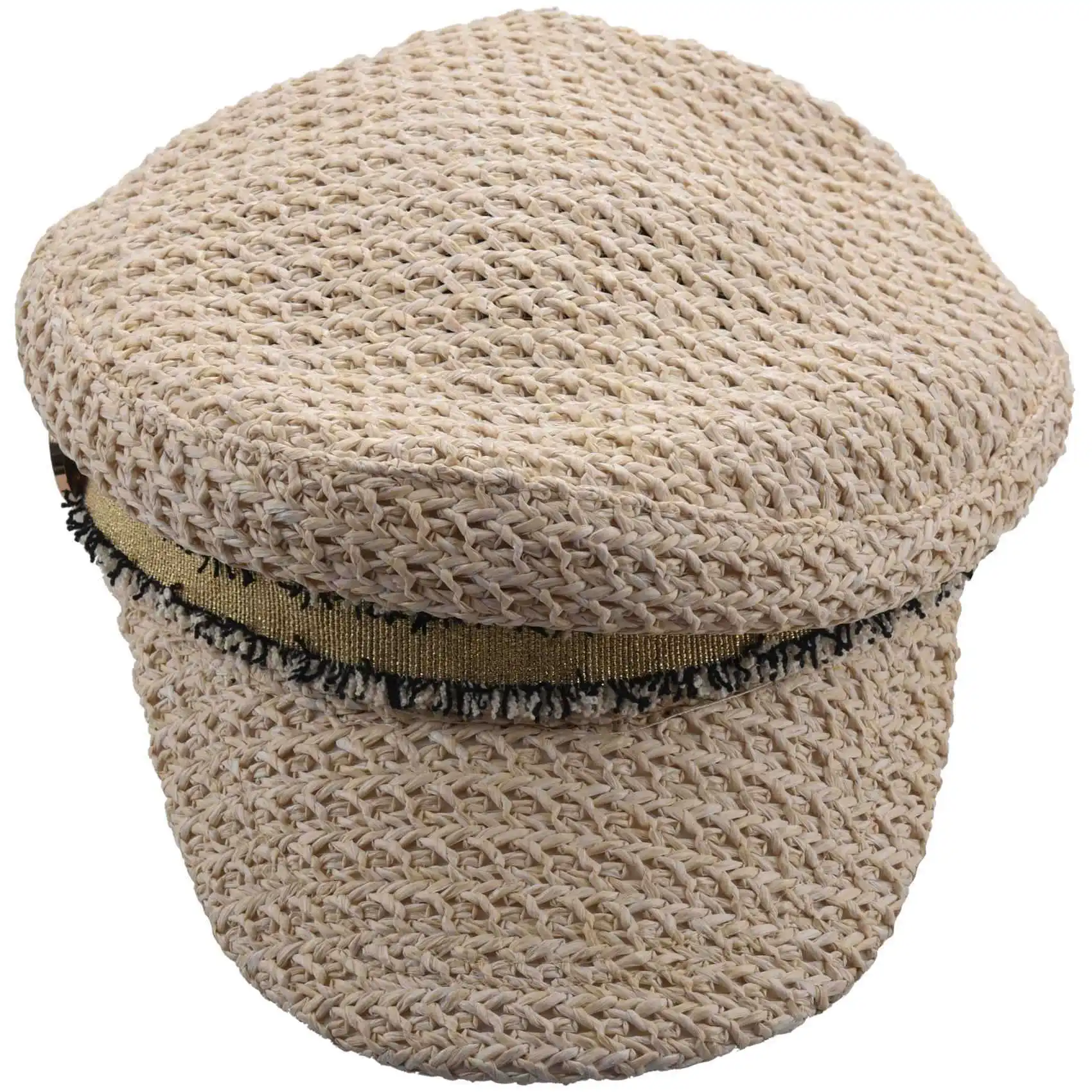 British Fashion Flat-Top Cap Solid Color Casual Wild Octagonal Cap