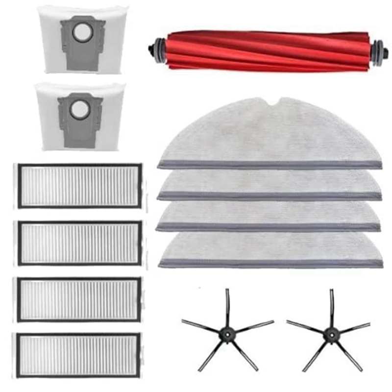 Replacement Main Brush Side Brushes HEPA Filter For Xiaomi Roborock Q7 Max/Max+ Robot Vacuum Cleaner Accessories