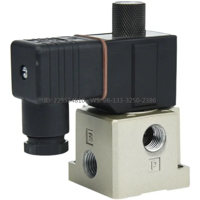 Direct acting vacuum solenoid VT317-5G-02 large flow vacuum valve VT317V-5G-02 two-position three-way valve