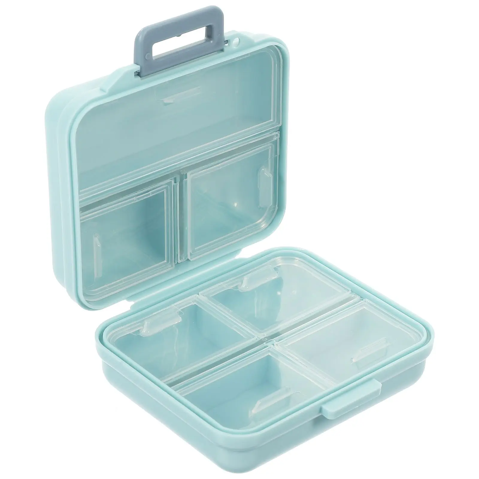 Dustproof Portable Storage Case for Travel Mini Household Dispenser Pill Holder ganizer Weekly Medicine Cabinet