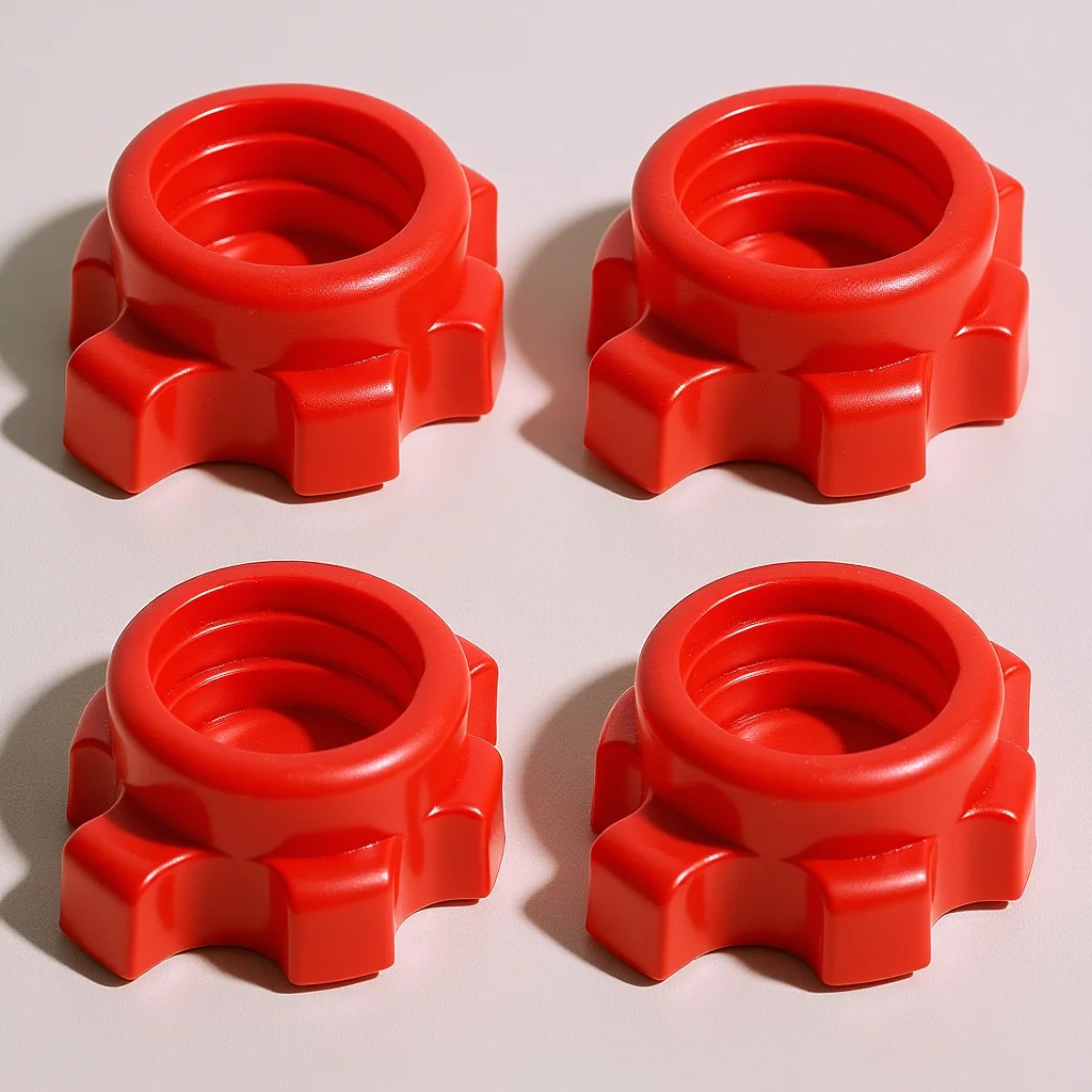 

4 pcs Bar Nut Fixing Screws Plastic Fixing Screw For Barbell Clamp Fitness Equipment Accessories Wear-Resistant