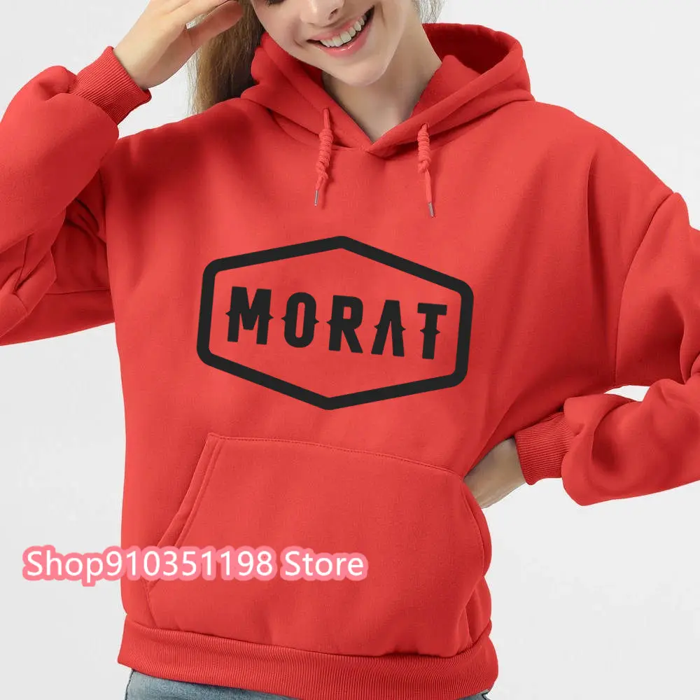 Morat Graphic Hoodie Woman Streetwear Spring Autumn Womnen High Quality Long Sleeve Vintage Rock Punk Hoodies Sweatshirt