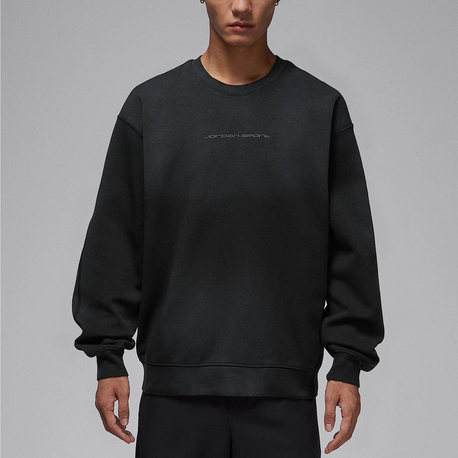 

Оригинальная мужская трикотажная толстовка Nike JORDAN свободного кроя с круглым вырезом IF3106-010