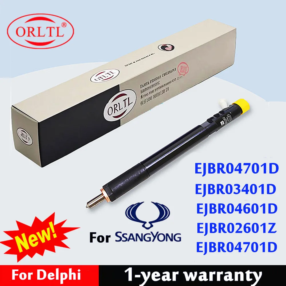 

ORLTL новая топливная форсунка для дизеля EJBR03401D EJBR04501D EJBR04601D Форсунка EJBR02601Z EJBR04701D ED01 для DeIphi SSANGYONG Euro 3