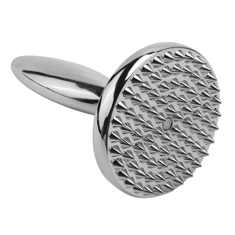 

Dual Sided Meat Tenderizer,Marinating Prep Tool,Manual Hammer Mallet Tool For Steak,Reversible Stainless Steel Base