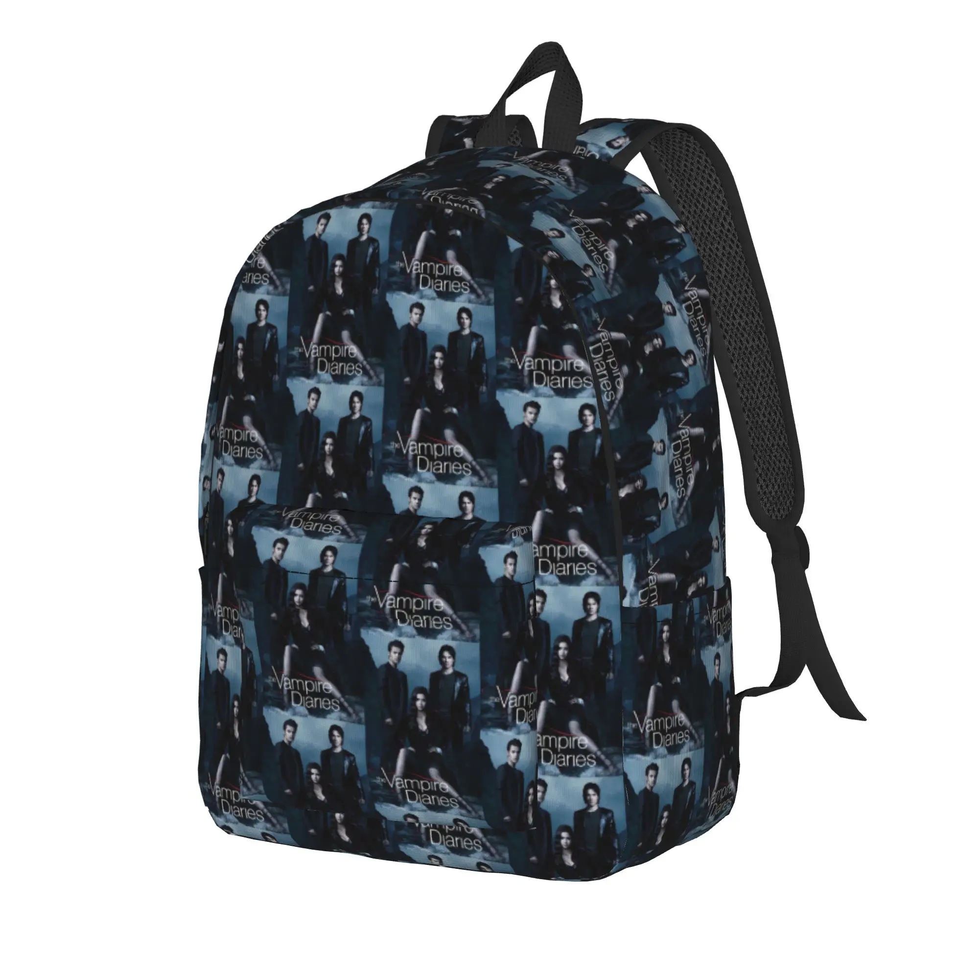 The Vampire Diaries Resuable Movie Backpack Damon Salvatore Cycling Backpacks Boy Design Big High School Bags Aesthetic Rucksack