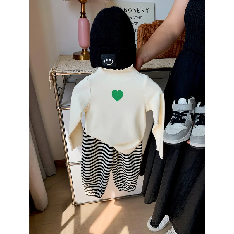 

Spring and Autumn Children's Clothing New Baby Half Turtleneck Bottoming Shirt Simple Solid Color ChildrenTT-shirt Long Sleeve L