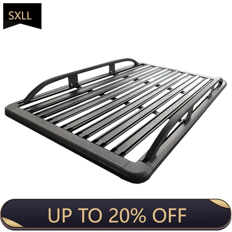 

SXLL SUV Luggage Rack Off-Road Vehicle Top Rod 4x4 Custom Crossbar Multifunctional Bracket Aluminum Universal Luggage Rack Car