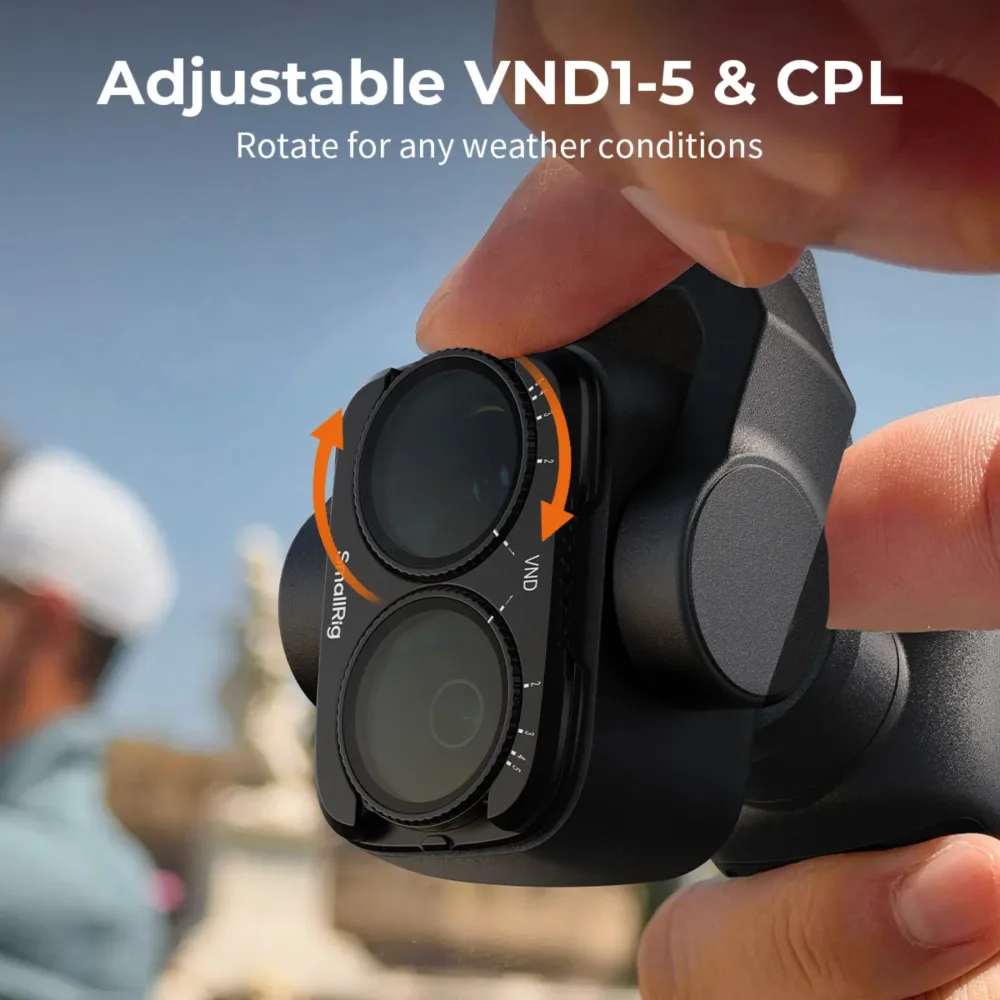 smallrig-split-filter-kit-for-dji-osmo-pocket-4p-multi-coated-optical-glass-nd-vnd-cpl-1-4-black-mist-stackable-quick-6476-6658