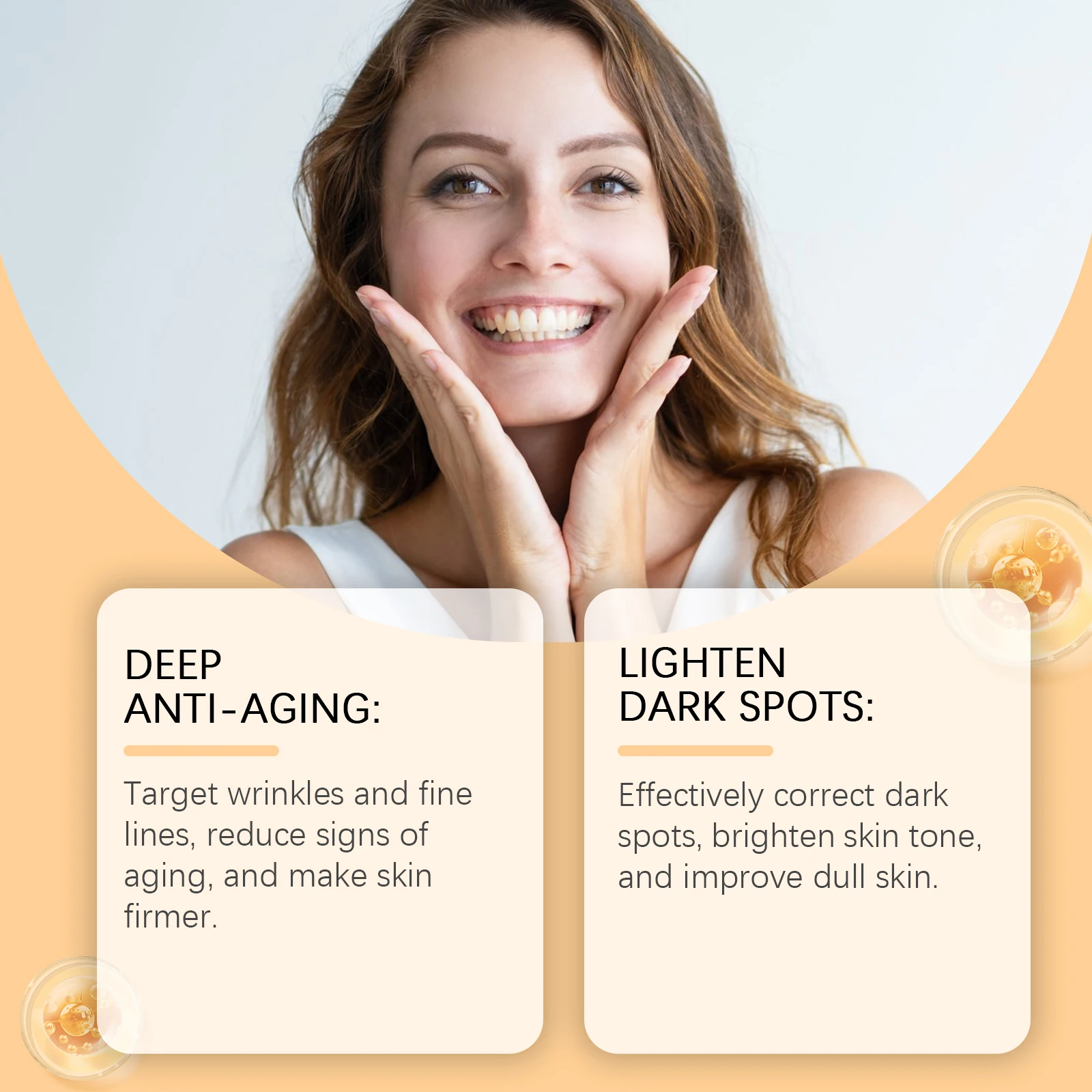 HOYGI حمض الهيالورونيك مصل الوجه فيتامين C رفع اشراق الوجه ترطيب إصلاح ثبات تخفيف احمرار تقليص المسام #5