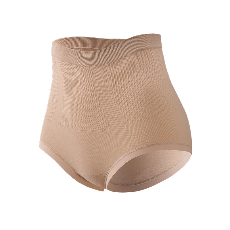 High-Waist Seamless Comfort Women's Underwear Tummy Control Butt Lifting Breathable Skin-Friendly Triangle Panties