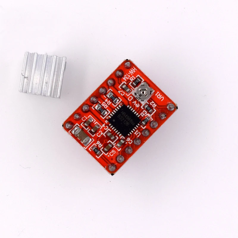 A4988 Stepstick Stepper Motor Redboard Step Motor Driver Arduino 3D Printer Comes With Heat Sink Pin Header