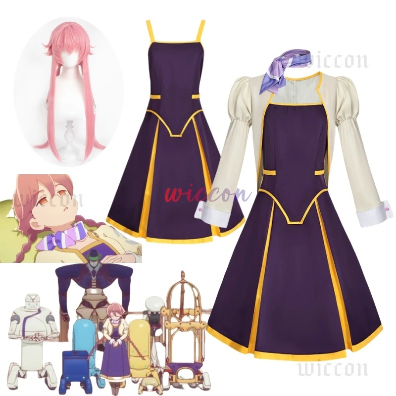 

Apocalypse Hotel Yachiyo Cosplay Costume Dress Hotel Service Robot Galaxy House Uniform Halloween Party For Women Men Props