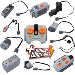 Technical Parts Building Blocks Power Function PF Model Sets Compatible Mechanical MOC High-tech Bricks Motor Remote Receiver