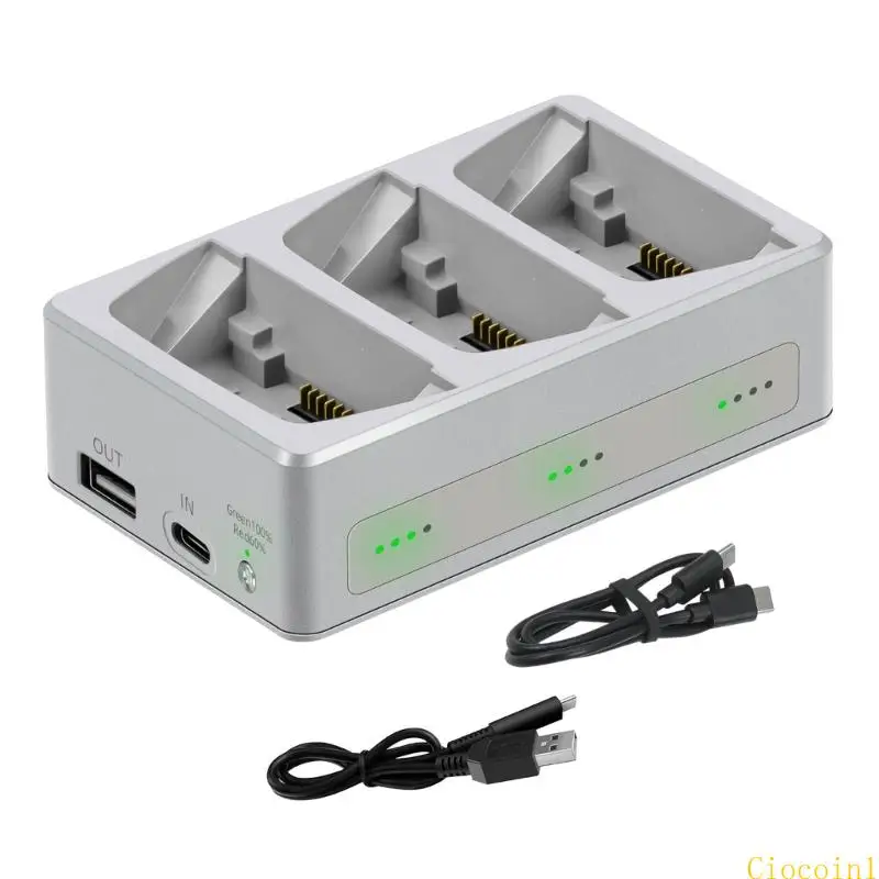 

A3PC Triple Slot Fast Charging Station Battery For FLIP Batteries Featuring LED Display And Safety Protections