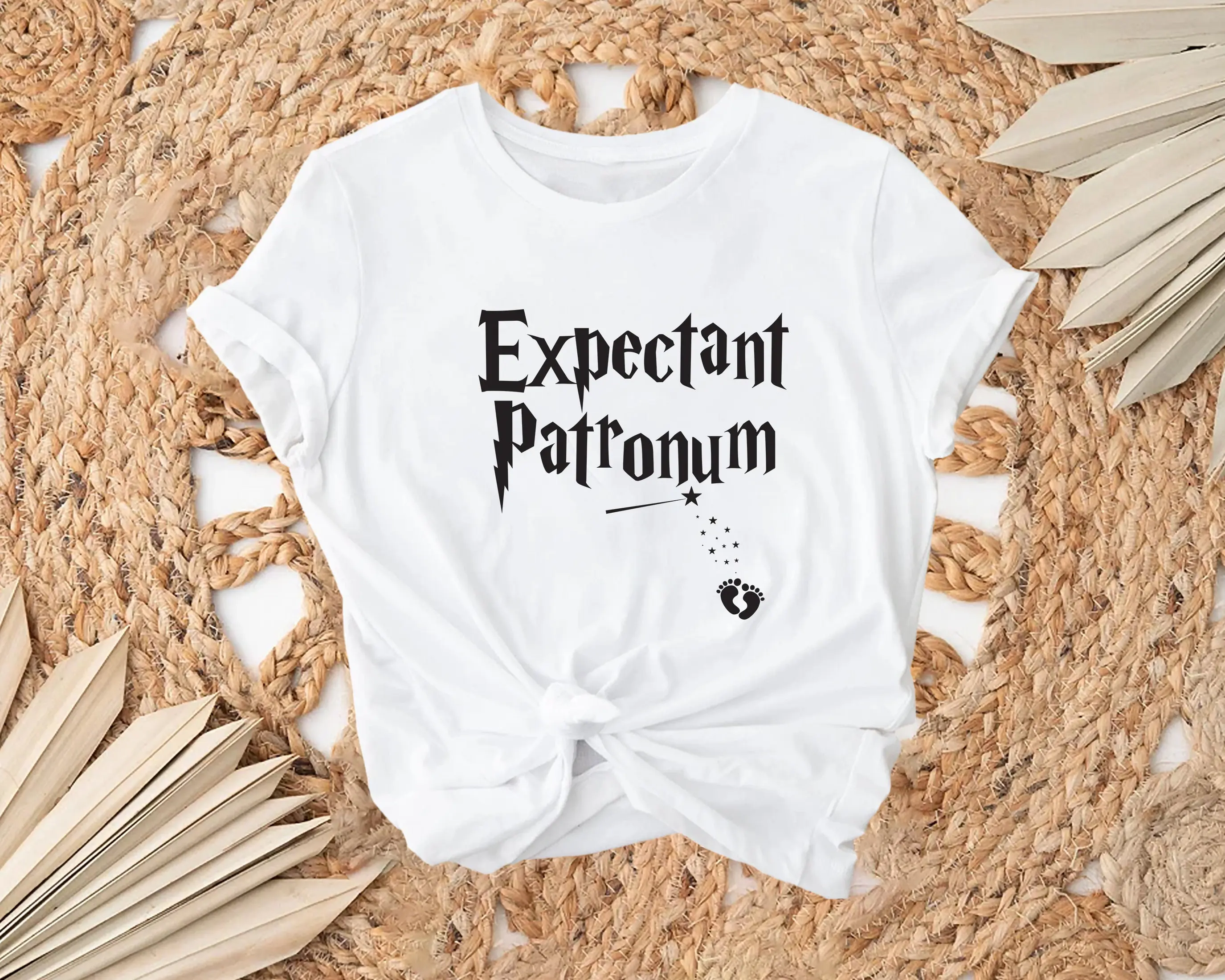 Expectant Patronum T Shirt Maternity Pregnancy Mom To Be Announcement Baby