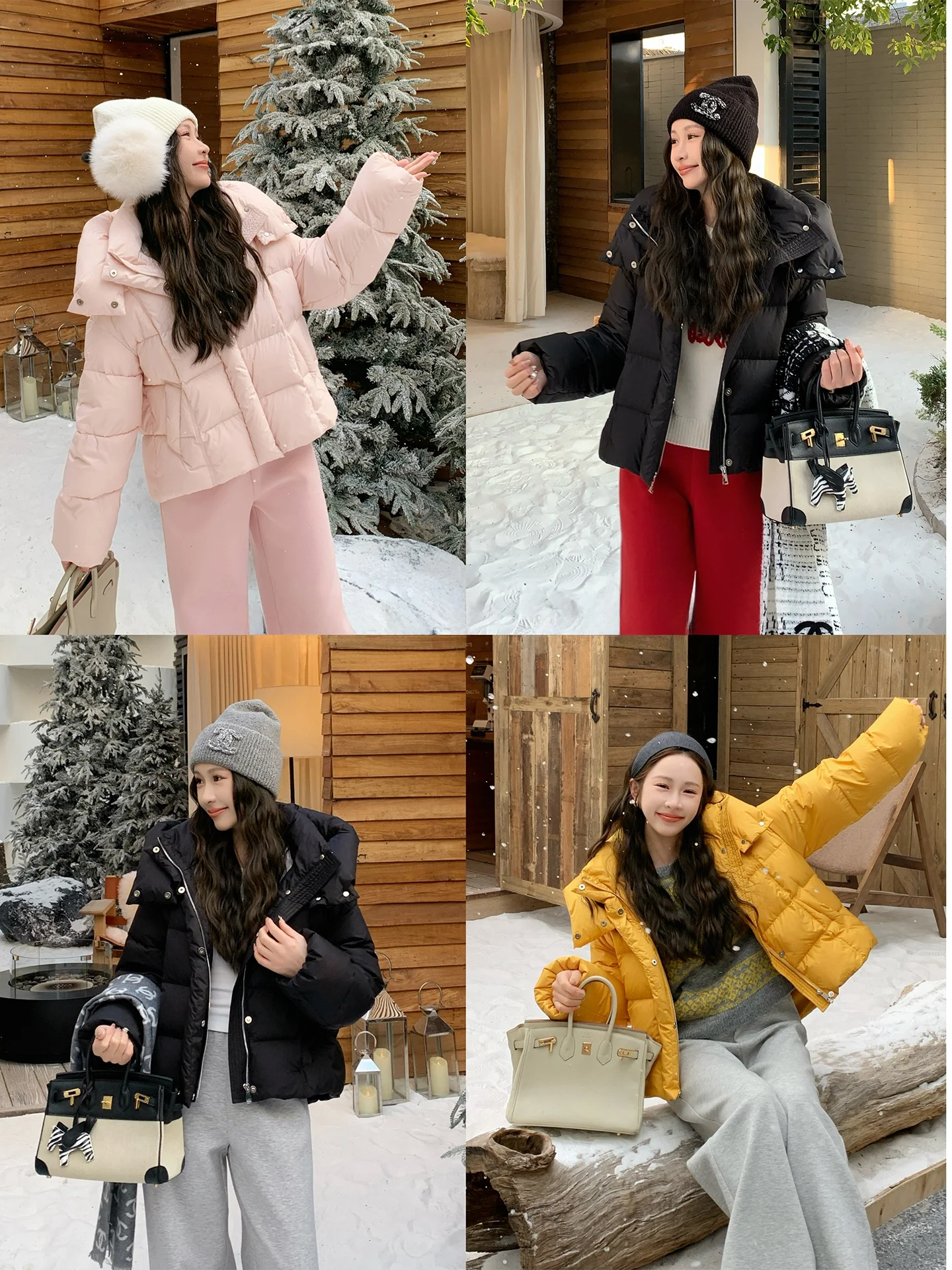 Abrigo de invierno cálido para mujer, tipo plumífero, de nailon, con cierre de cremallera, manga larga, novedad 2025