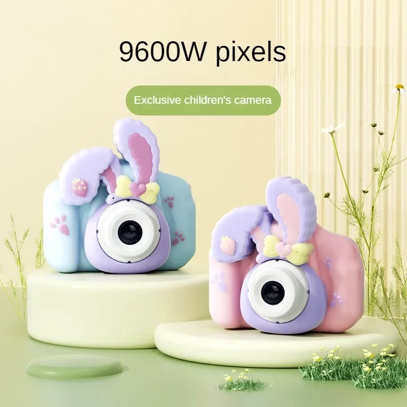 TONLISH Mimi Rabbit HD Children Camera Video Games Digital Camera Boys and Girls Photography Mini Kids Camera Toys