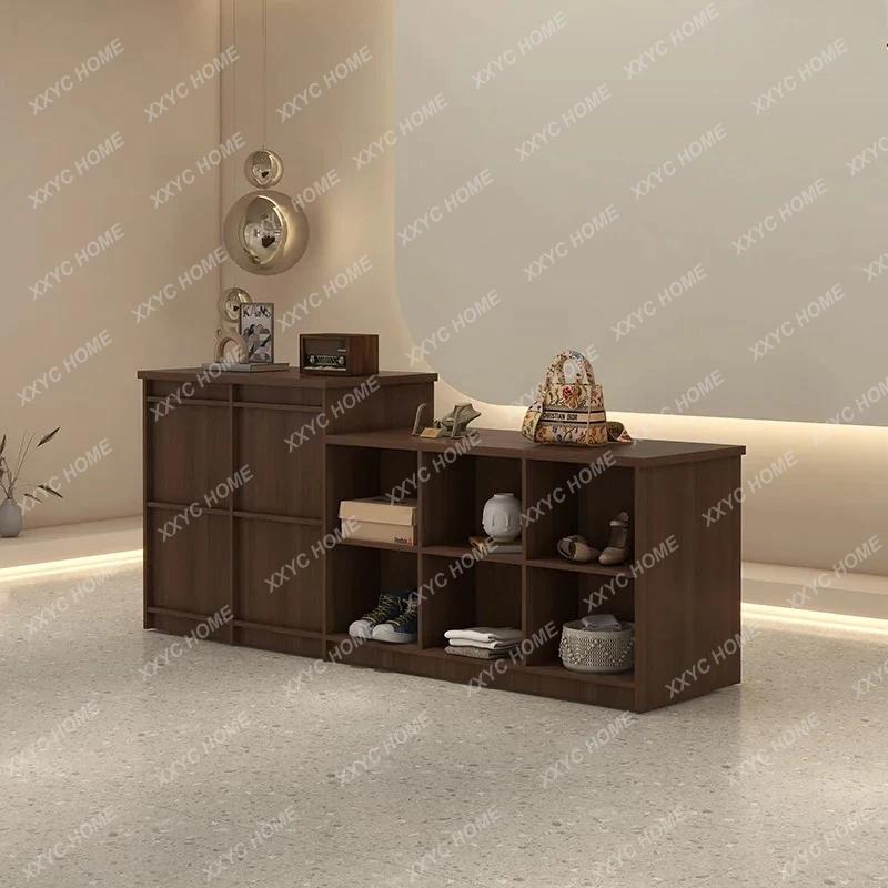 DF Simple Modern Clothing Store Double-Sided Grid Island Display Rack