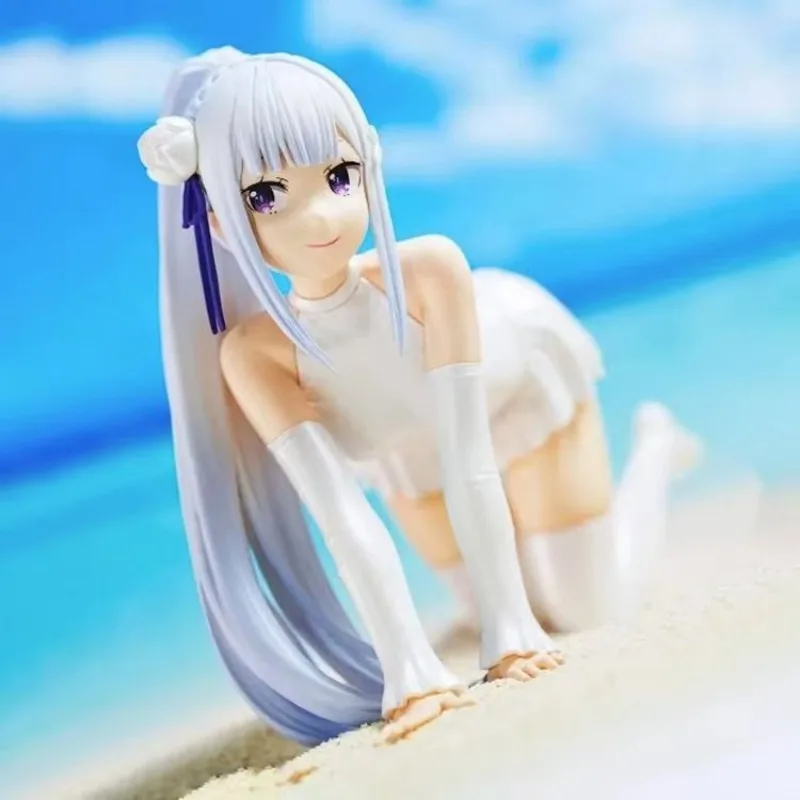 متوفر في المخزون شخصيات بانداي إعادة الحياة الأصلية في عالم مختلف من الصفر إميليا بانبريستو شخصيات أنيمي نموذج ألعاب هدايا مزخرفة #5