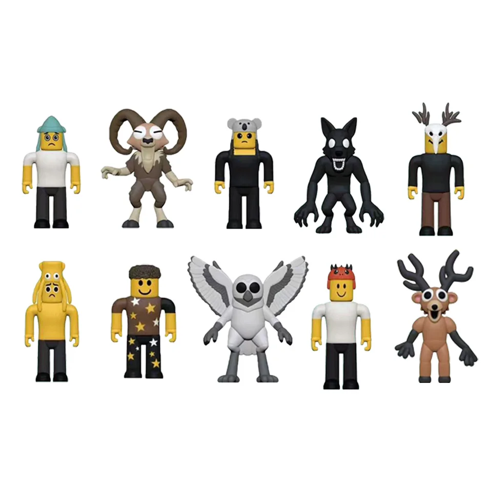 99 notti nella foresta Scatola cieca anime - Figurina Gufo Capra Lupo Cervo Modello di azione Bambola Giocattolo di plastica Regalo Decorazione misteriosa