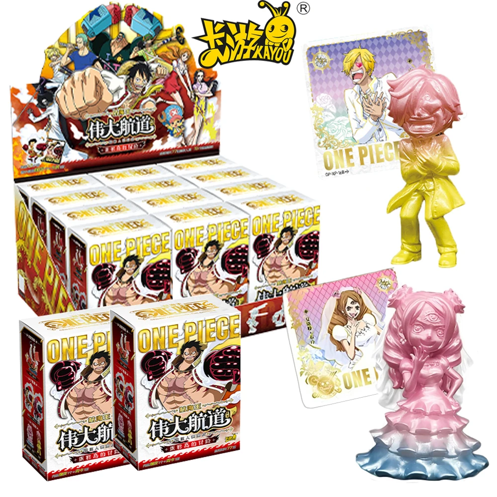 

KAYOU Authentic One Piece Eraser Figure Blind Box Anime Peripheral Mini Stationery Toy Desktop Ornaments Birthday Gift for Fans