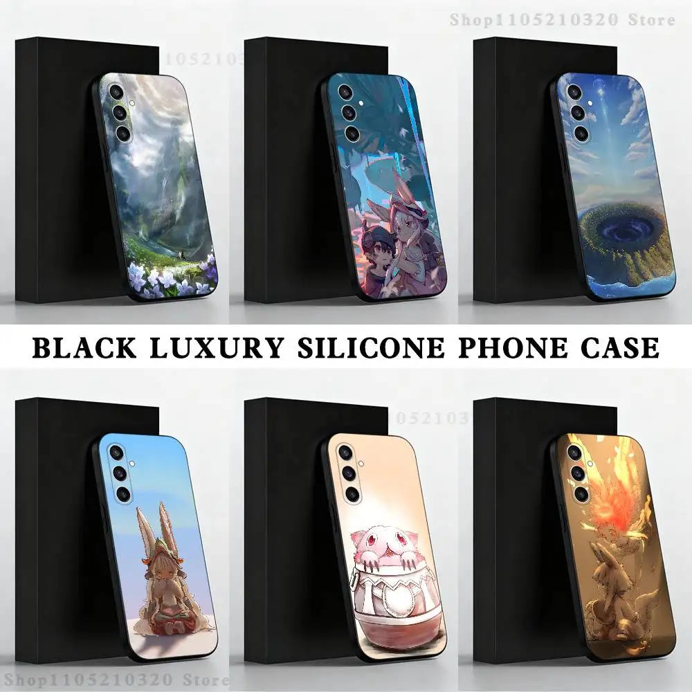 

M-Made In A-Abyss Phone Case For Samsung S25,S24,S21,S22,S23,S30,Ultra,S20,Plus,Fe,Lite,Note,10,9,5G Black Cover