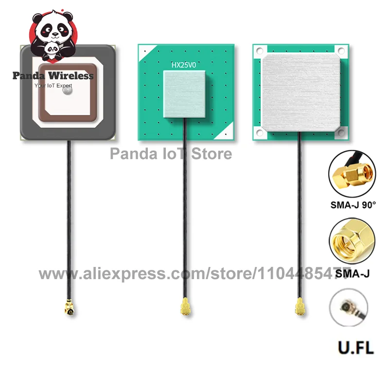 Active High-Precision Positioning Ceramic Antenna GPS+BD GNSS Built-in AntennaL1 L5 Dual Band U.FL SMA-J/ange 28DBI High Gain