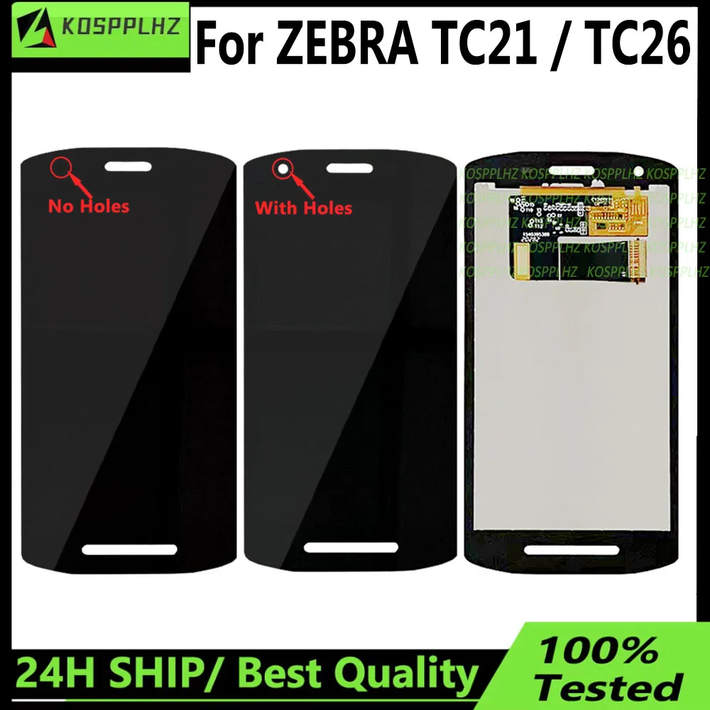 100% Tested For ZEBRA TC21 TC26 LCD Display + Touch Screen For ZEBRA TC210K, TC26AK, TC26BK, TC26CK Display Screen Replacement