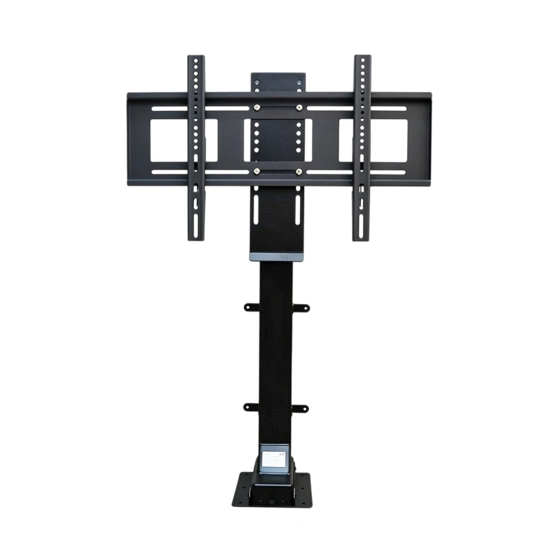 Electric Remote TV Lift Stand Motorized Height Adjustable TV Mount for 32-70 Inch LCD Screen Dual Motor Cold Rolled Steel