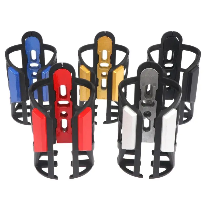 Universal Motorcycle Water Bottle Holder Durable Construction Adjustable Mount For Motorbike Rides Road Trips Travel