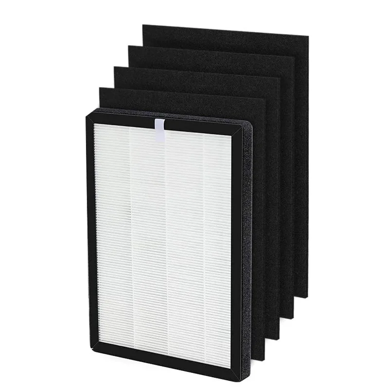 5Pcs(Hepa+ Cotton) Suitable for VEVA ProHEPA 9000 air purifier filter VEVA 9000HEPA activated carbon filter