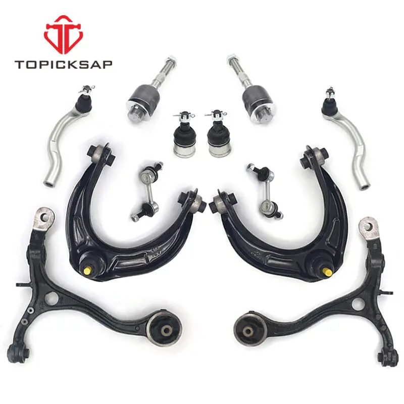 TOPICKSAP Suspension Front Upper Lower Control Arm Ball Joint Suspension Kits for Honda Accord 2008 2009 2010 2011 2012