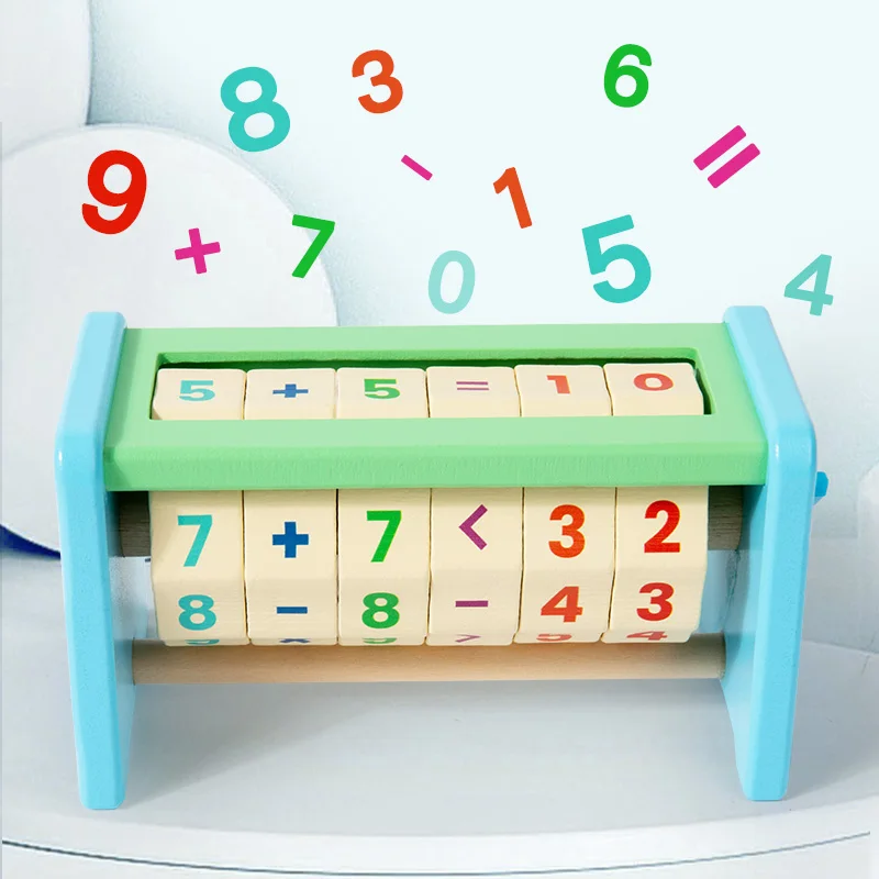 ของเล่นหมุนคำนวณ: หมุนและแก้โจทย์คณิตศาสตร์ เด็กๆ เรียนรู้การคำนวณและพัฒนาทักษะด้านตัวเลขขณะเล่น—สนุกสุดๆ!