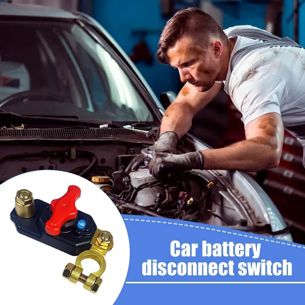

Universal Car Battery Disconnect Switch 16-17mm Unidirectional Breaker Switch Leakage Rotating Circuit ﻿Anti-Power Battery F9P0