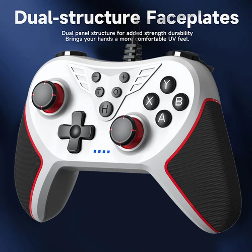 Imagen 2 del producto Controlador USB para juegos con cable, joystick Turbo de alta precisión para Nintendo Switch, Switch OLED, Switch Lite, PC, Steam