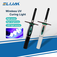 ELIJAH Wireless 5W Dental Curing Light LED Curing Lamp 2200mW/c㎡ Led Resin Cure Light Resina Lampara Led Fotocurado