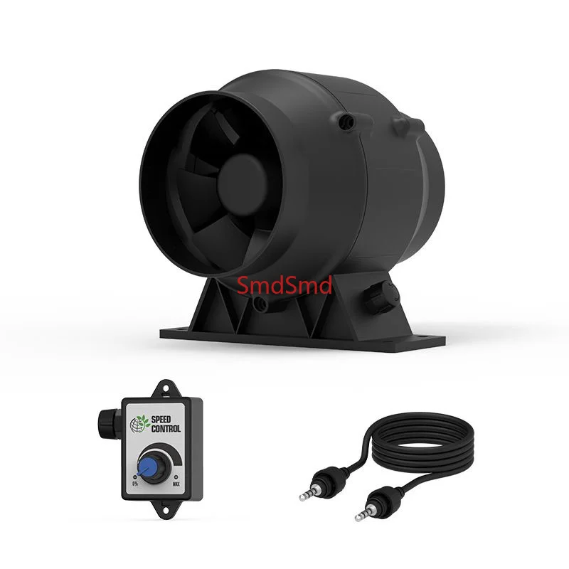4 Inch Ventilation  Blower  Exhaust Duct Air Ventilator Pipe Extractor Attic Fan With Speed Control 220V 110V