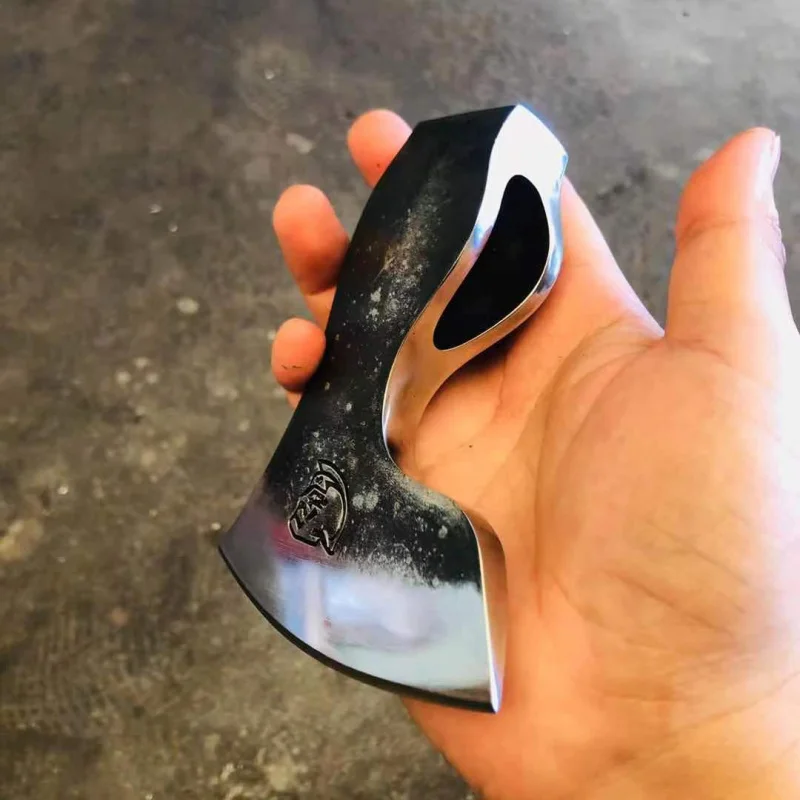 Semi-finished axe block tomahawk multifunctional field survival props