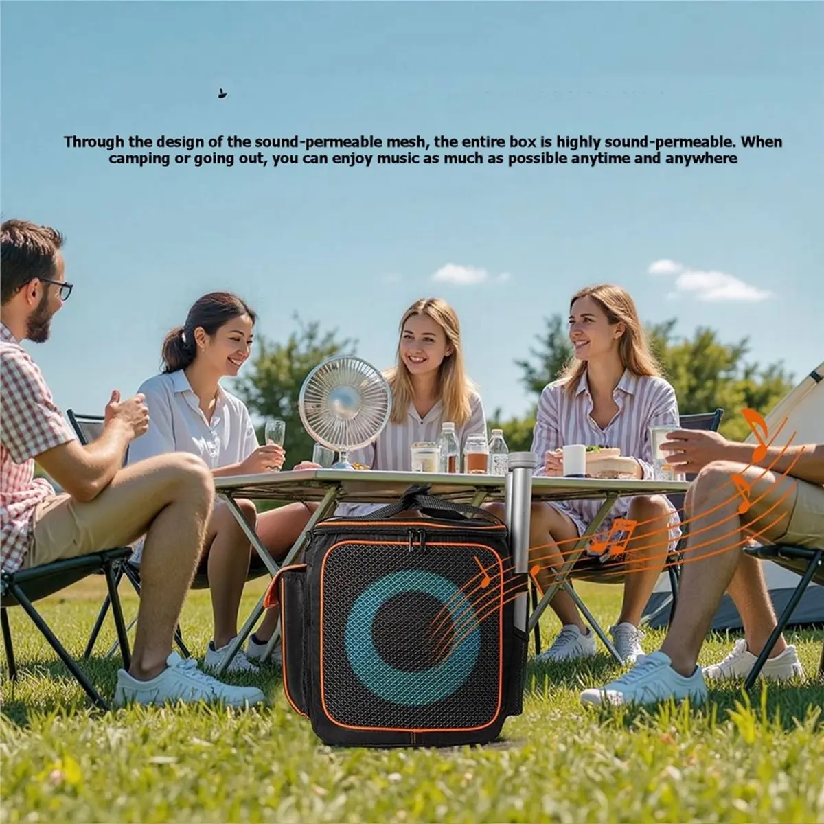 

Новый пылезащитный чехол для колонки Partybox Encore Essential 2, портативная сумка для хранения колонок большой вместимости, двусторонняя.