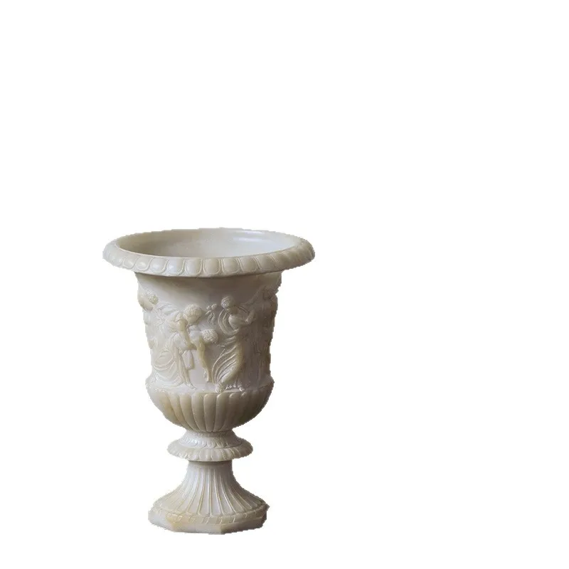 

Medieval vase ornament porch decoration living room flower arrangement art flower ware