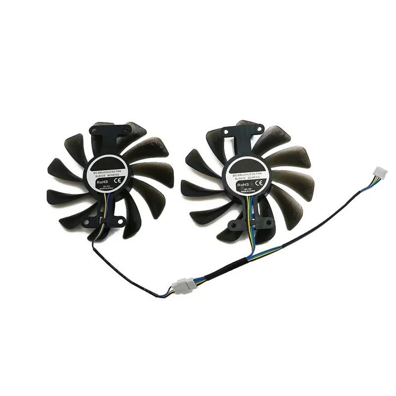 85MM 4Pin 2Pcs/Lot GPU Cooling Fan For KFA2 GALAX GTX1070 1070Ti 1080 EXOC SNPR Video Card