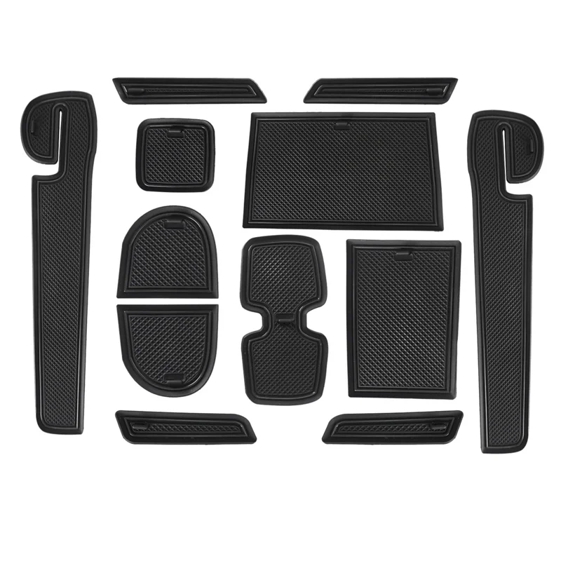 Car Gate Groove Pad For Suzuki Swift 2018 2019 2020 Accessories Car Door Slot Mats Console Cup Holder Coaster For Car Non Slip