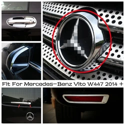 Front Grille Head Logo / Door Handle Catch Cap / Rearview Mirror Cover Trim Accessories For Mercedes-Benz Vito W447 2014 - 2021