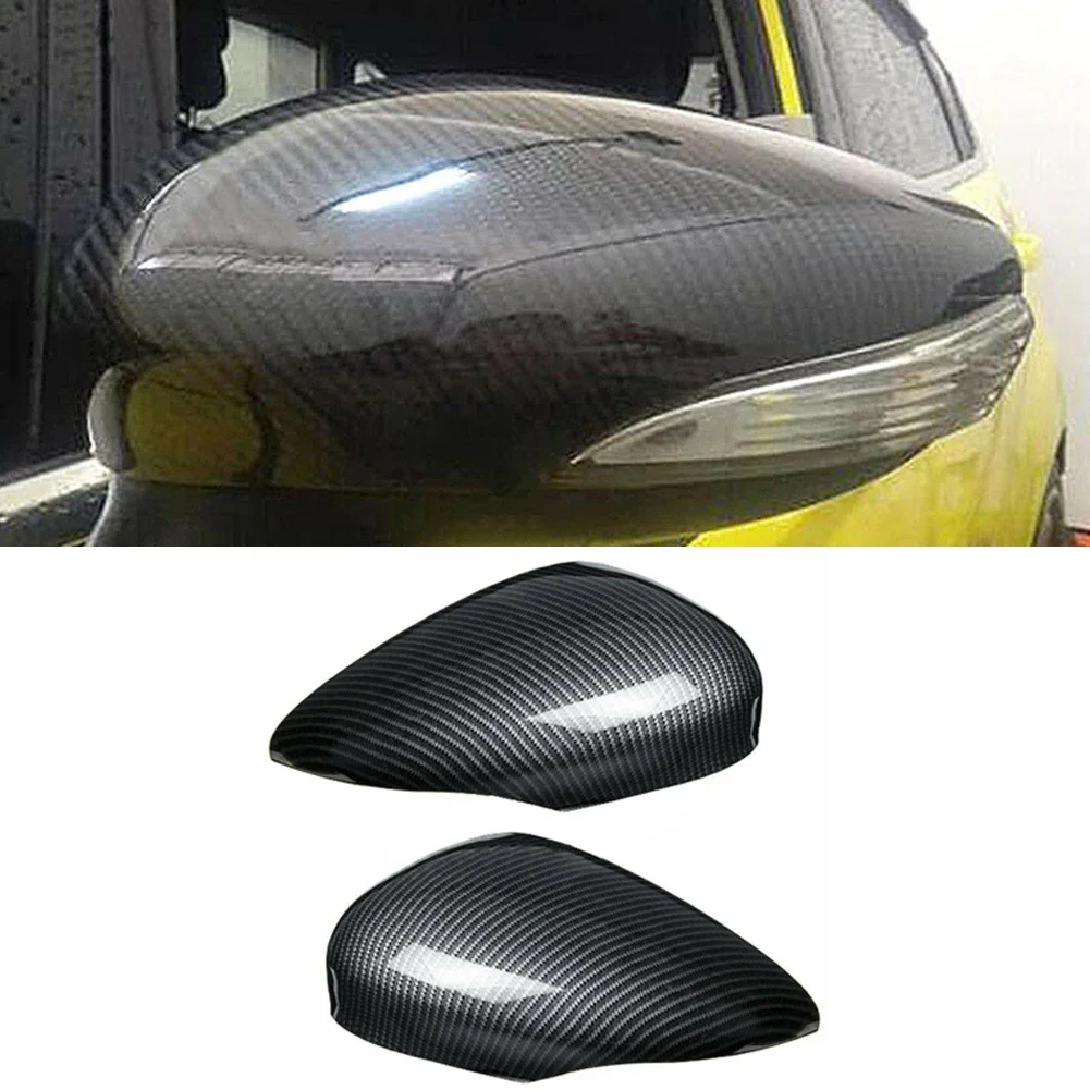 

Car ABS Carbon Fiber Printed Door Side Mirror Cover For Ford Fiesta 2010 2011 2012 2013 2014 2015 2016