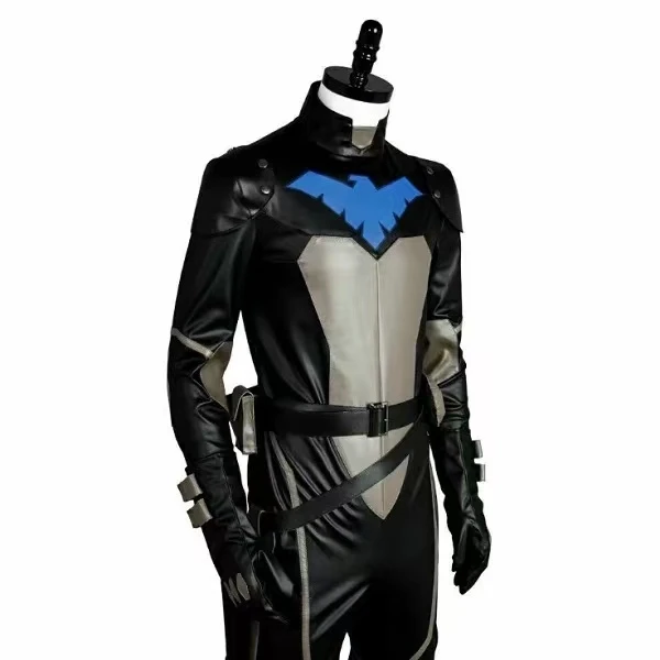 Hot selling Young Night wing Robin cosplay costume Halloween mask set adult