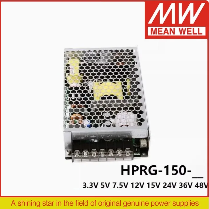

MEAN WELL 150W Single Output with PFC Function HRP-150-3.3 HRP-150-5 HRP-150-7.5 12V 15V 24V 36V 48V HRP-150