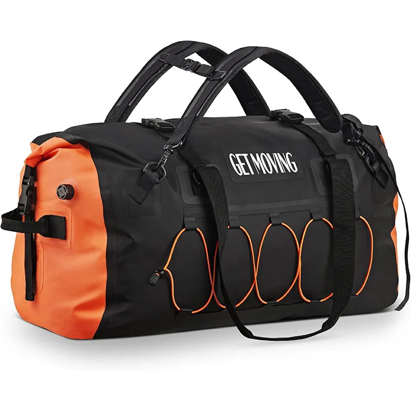 60L Waterproof Dry Bag, Outdoor Handbag Crossbody Backpack Duffel, Large Capacity Travel Camping Storage Bag for Men Women